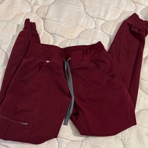 Figs Women's Burgundy Joggers
